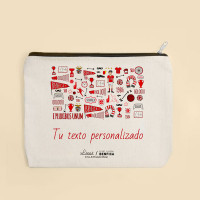 Estuche de tela personalizado - Dibujo del Benfica