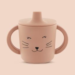 Taza de silicona para el aprendizaje para niños - Trixie - Mrs Cat-Vasos 15,99 € Trixie Gato 1